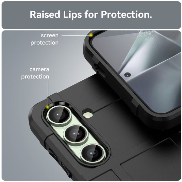 EIDERWOOD Samsung Galaxy S24 FE Rugged Shield Series Håndværker Cover - Sort