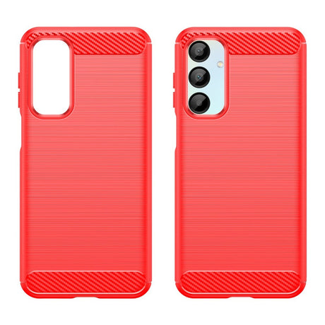 EIDERWOOD Samsung Galaxy A16 (4G/5G) Brushed Carbon Plastik Cover - Rød