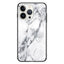 EIDERWOOD iPhone 16 Pro Max Cover m. Glasbagside - Hvid Marmor