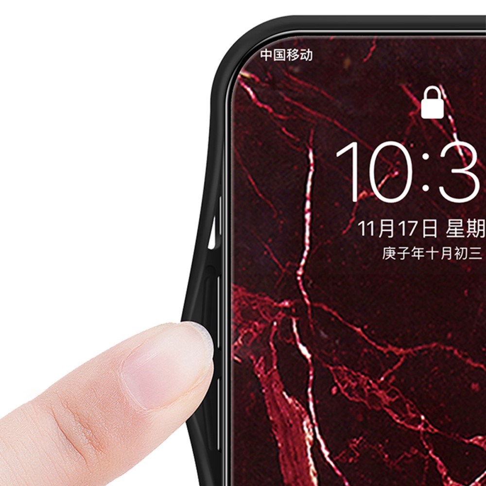 EIDERWOOD iPhone 16 Pro Max Cover m. Glasbagside - Hvid Marmor