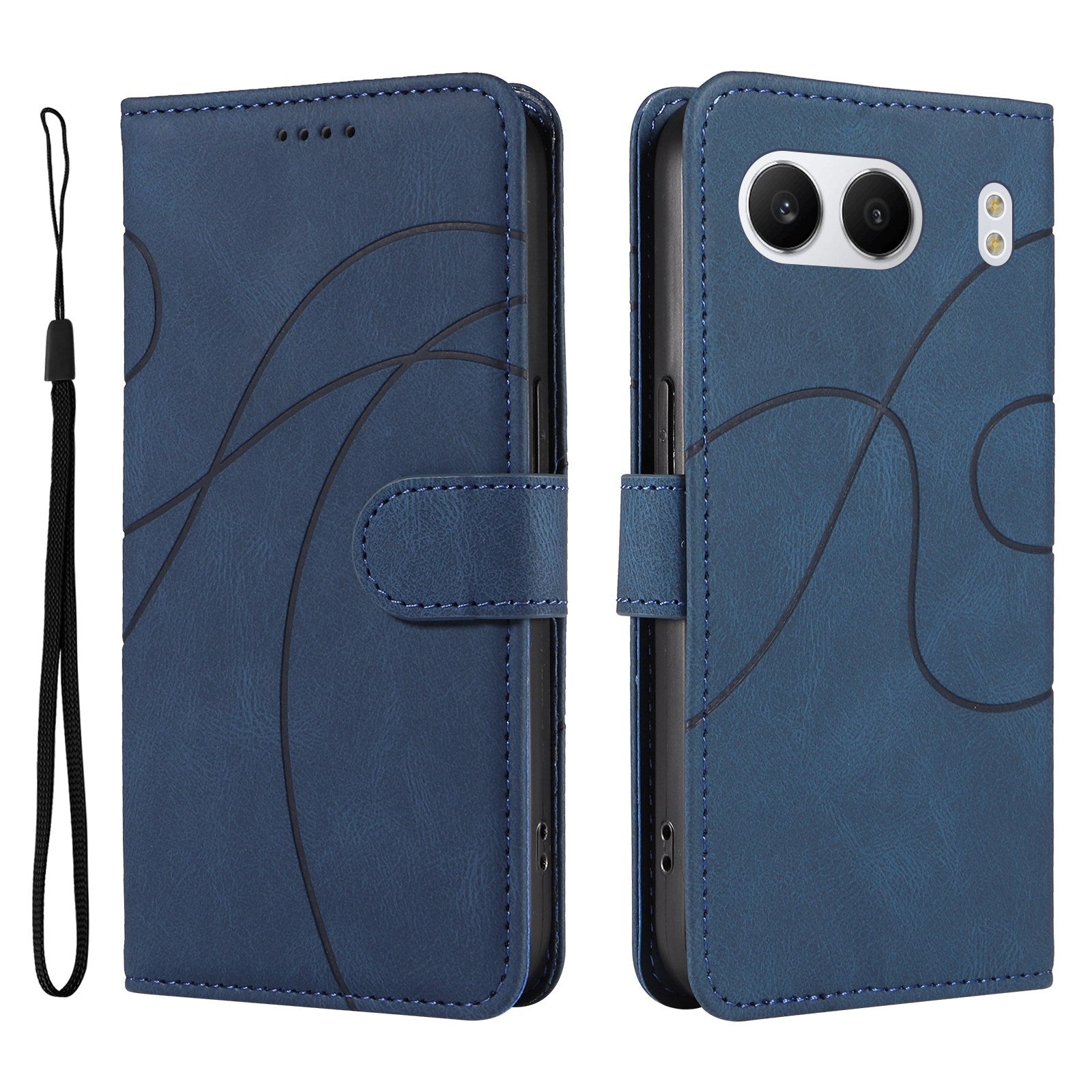 EIDERWOOD OnePlus Nord 4 Mønstret Læder Cover m. Pung & Strop - Blå