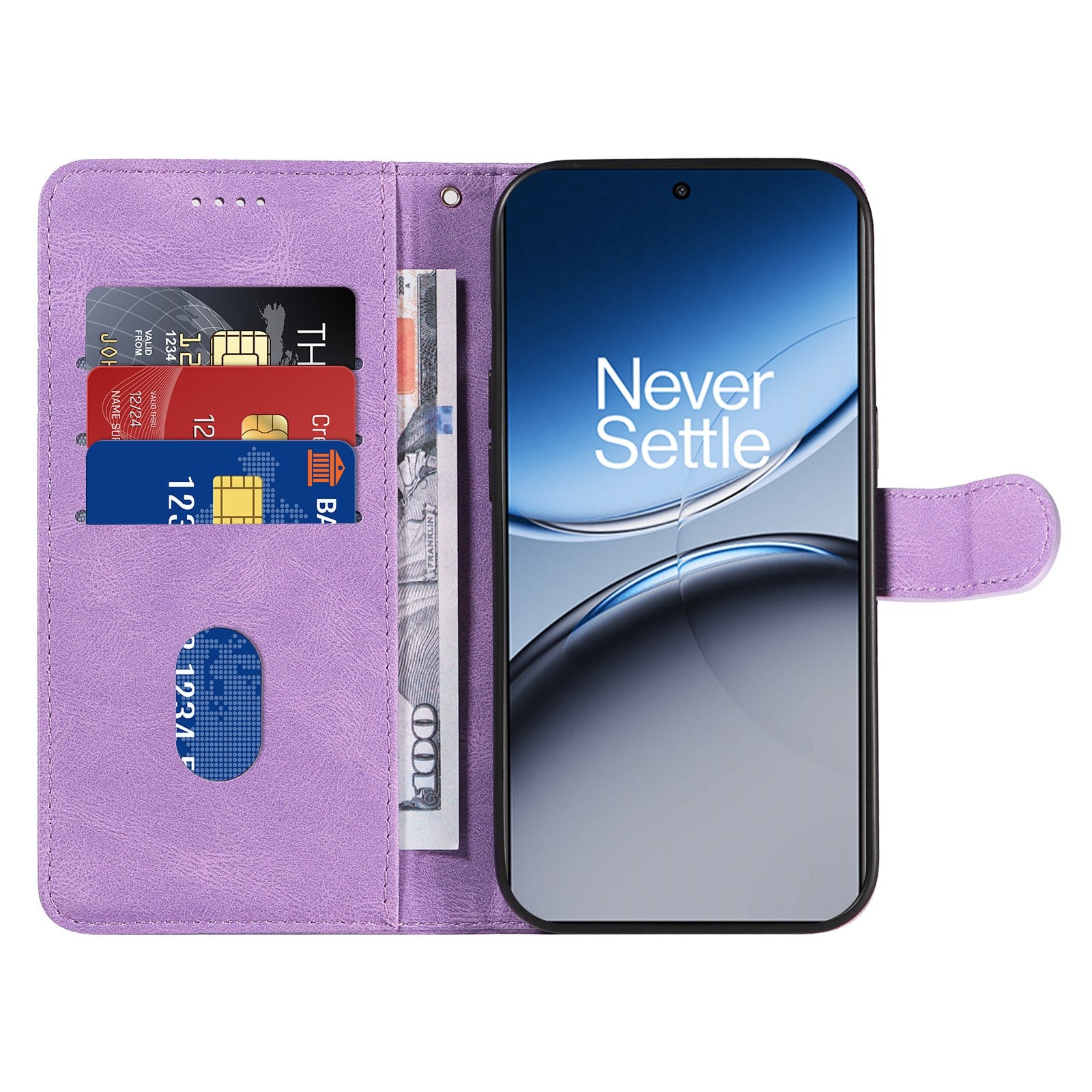 EIDERWOOD OnePlus Nord 4 Mønstret Læder Cover m. Pung & Strop - Lilla