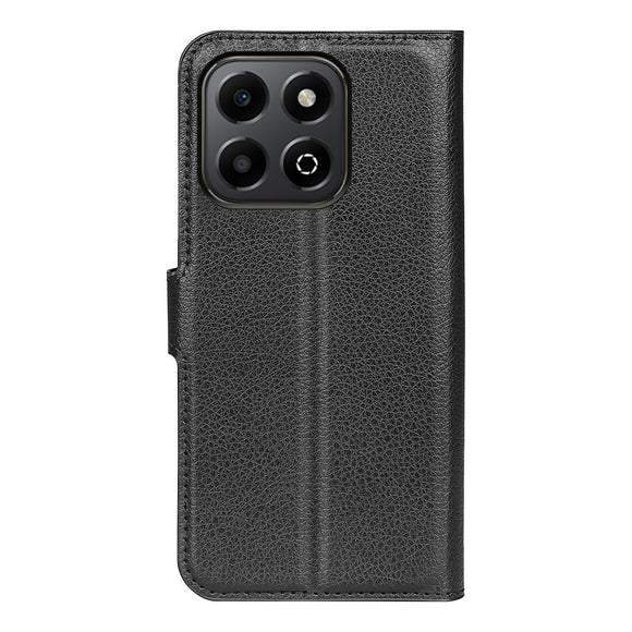 EIDERWOOD Honor X6b Kunstlæder Flip Cover m. Kortholder & Ståfunktion - Sort