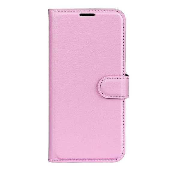 EIDERWOOD Honor X6b Kunstlæder Flip Cover m. Kortholder & Ståfunktion - Lyserød