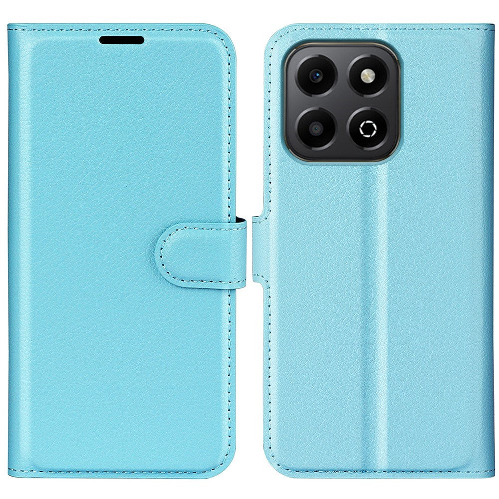 EIDERWOOD Honor X6b Kunstlæder Flip Cover m. Kortholder & Ståfunktion - Blå