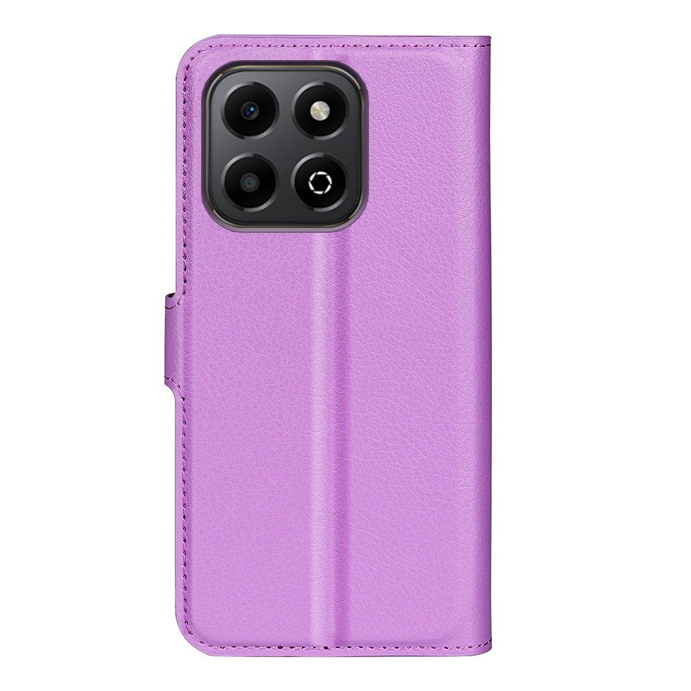 EIDERWOOD Honor X6b Kunstlæder Flip Cover m. Kortholder & Ståfunktion - Lilla