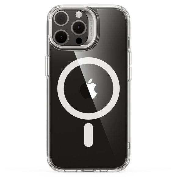 iPhone 16 Pro Max ESR Kickstand Hybrid Cover - MagSafe Kompatibel - Gennemsigtig / Hvid