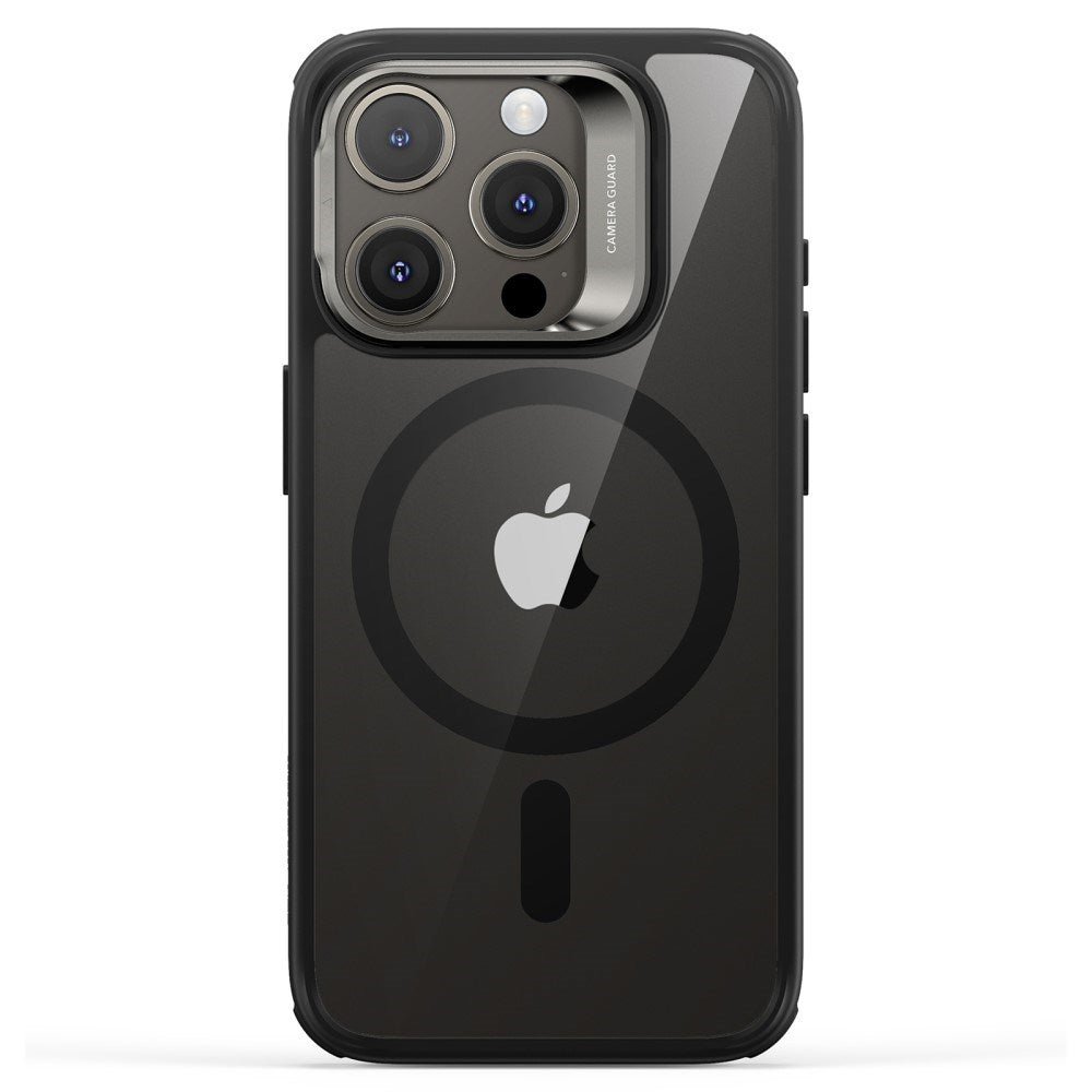 iPhone 16 Pro Max ESR Kickstand Hybrid Cover - MagSafe Kompatibel - Gennemsigtig / Sort