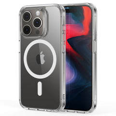 iPhone 16 Pro Max ESR Hybrid Cover - MagSafe Kompatibel - Gennemsigtig / Hvid