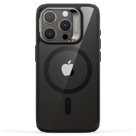 iPhone 16 ESR Kickstand Hybrid Cover - MagSafe Kompatibel - Gennemsigtig / Sort