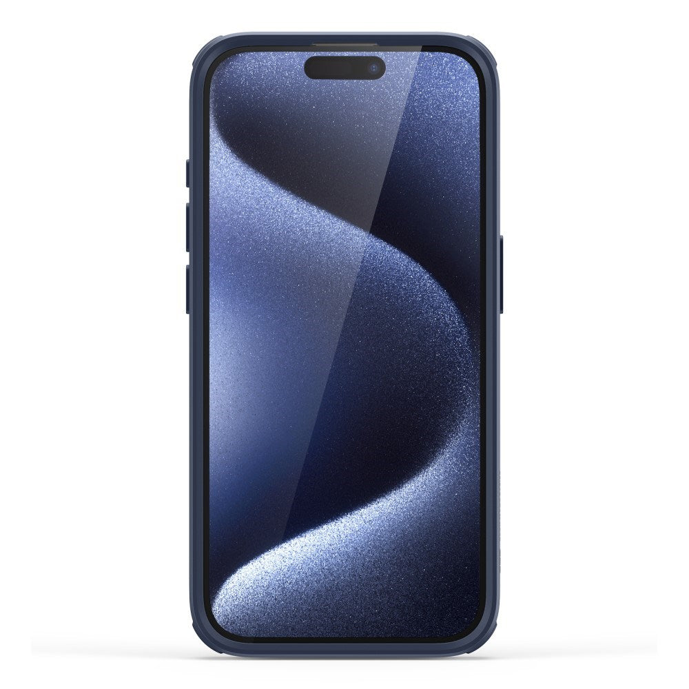 iPhone 16 ESR Kickstand Hybrid Cover - MagSafe Kompatibel - Gennemsigtig / Blå