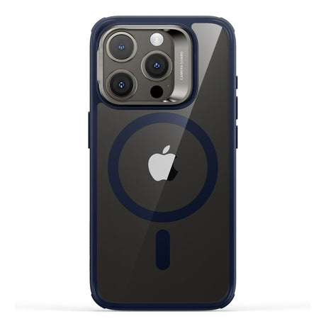 iPhone 16 ESR Kickstand Hybrid Cover - MagSafe Kompatibel - Gennemsigtig / Blå
