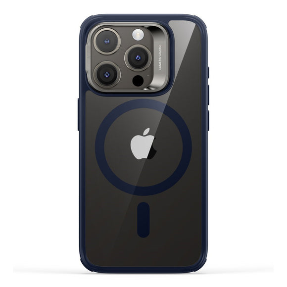 iPhone 16 ESR Kickstand Hybrid Cover - MagSafe Kompatibel - Gennemsigtig / Blå