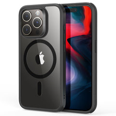 iPhone 16 ESR Hybrid Cover - MagSafe Kompatibel - Gennemsigtig / Sort
