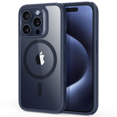 iPhone 16 ESR Hybrid Cover - MagSafe Kompatibel - Gennemsigtig / Blå
