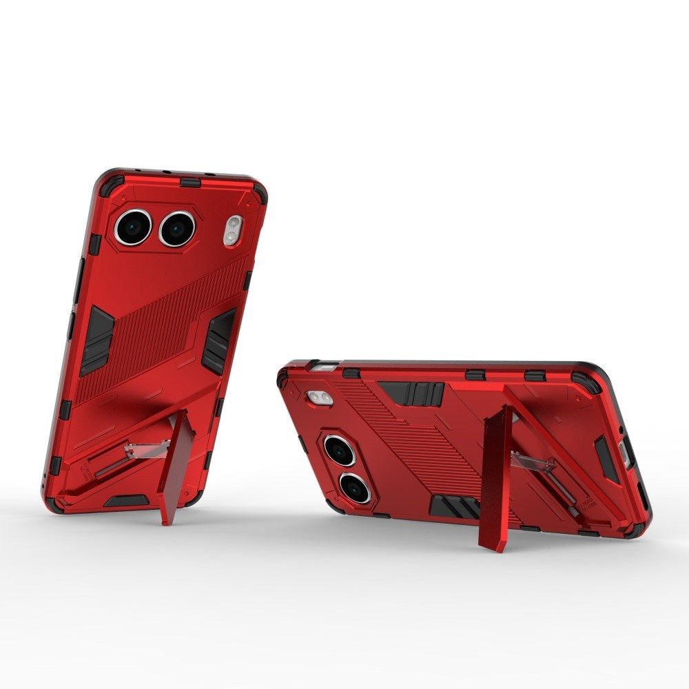 EIDERWOOD OnePlus Nord 4 (5G) Hybrid Håndværker Cover m. Kickstand - Rød