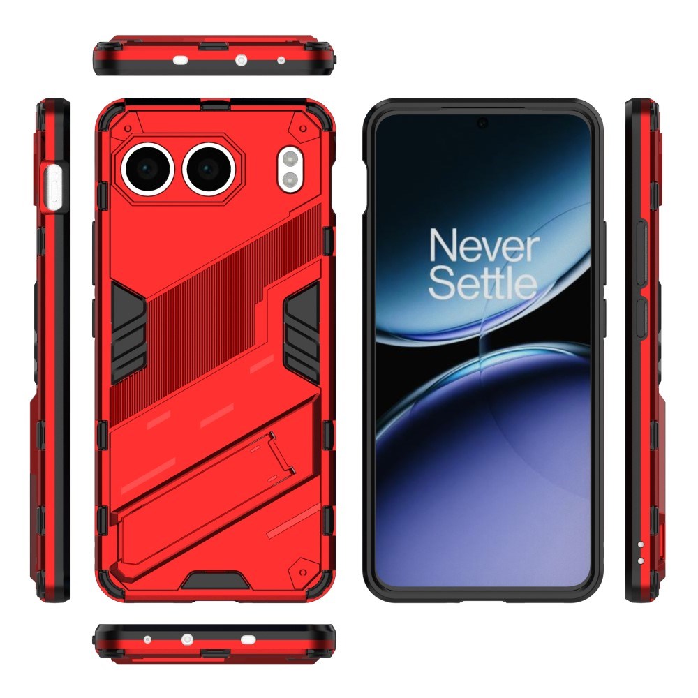 EIDERWOOD OnePlus Nord 4 (5G) Hybrid Håndværker Cover m. Kickstand - Rød