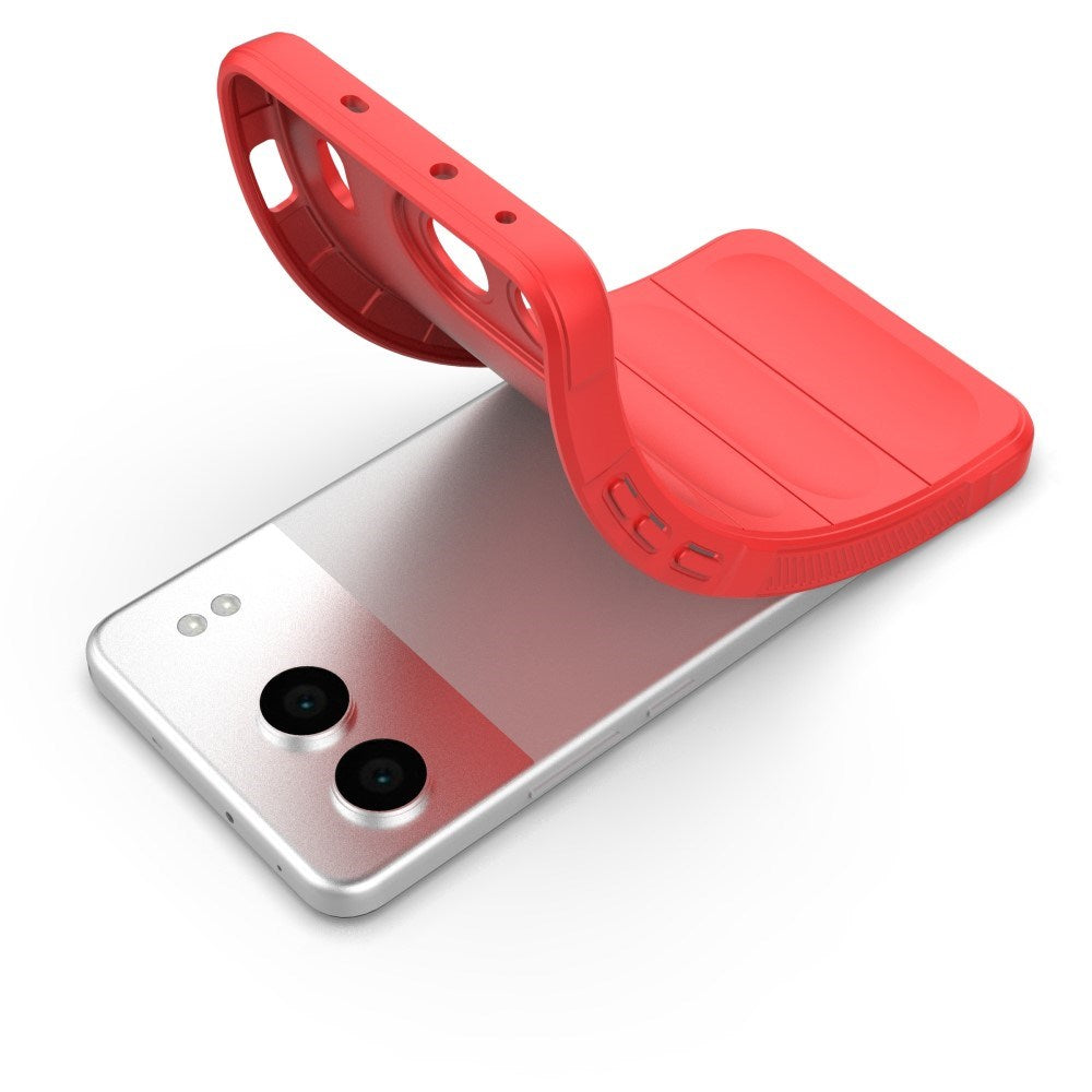 EIDERWOOD OnePlus Nord 4 (5G) Fleksibelt Plastik Cover - Rød