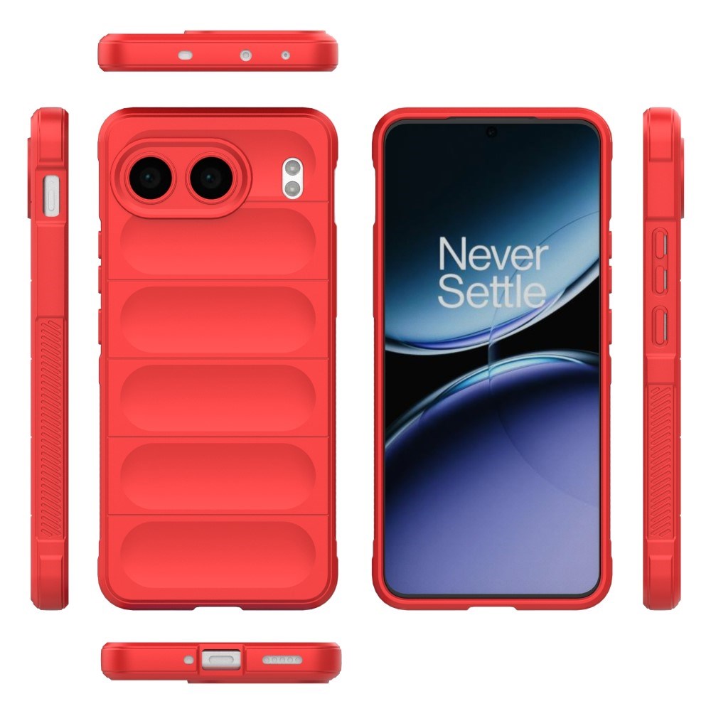 EIDERWOOD OnePlus Nord 4 (5G) Fleksibelt Plastik Cover - Rød
