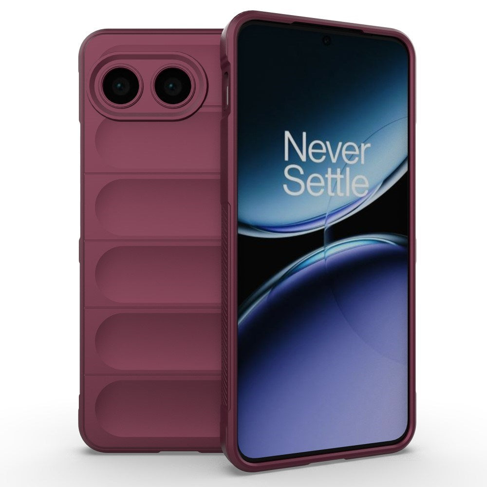 EIDERWOOD OnePlus Nord 4 (5G) Fleksibelt Plastik Cover - Mørkerød