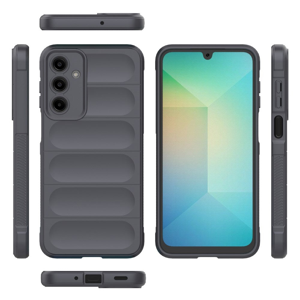 EIDERWOOD Samsung Galaxy A16 (4G/5G) Fleksibelt Plastik Cover - Mørkegrå