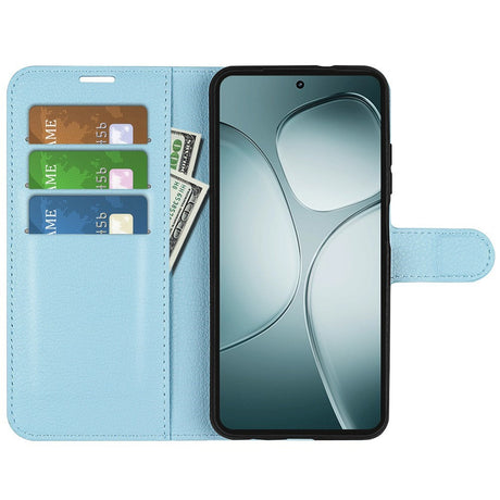 EIDERWOOD Xiaomi 14T Litchi Læder Cover m. Pung - Blå