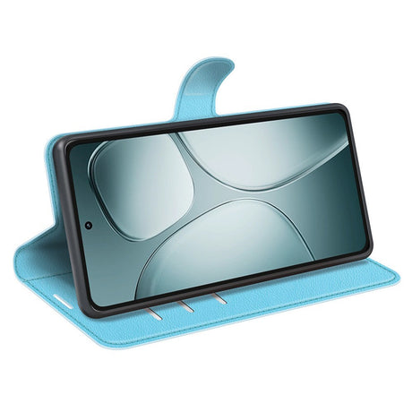 EIDERWOOD Xiaomi 14T Litchi Læder Cover m. Pung - Blå