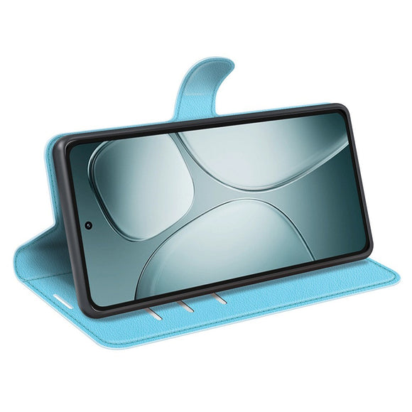 EIDERWOOD Xiaomi 14T Litchi Læder Cover m. Pung - Blå