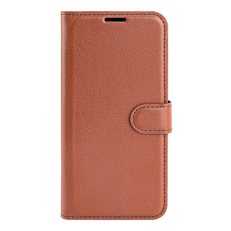 EIDERWOOD Xiaomi 14T Litchi Læder Cover m. Pung - Brun