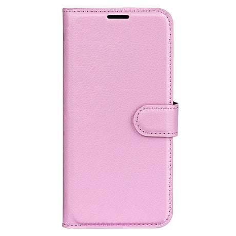 EIDERWOOD Xiaomi 14T Pro Litchi Læder Cover m. Pung - Lyserød