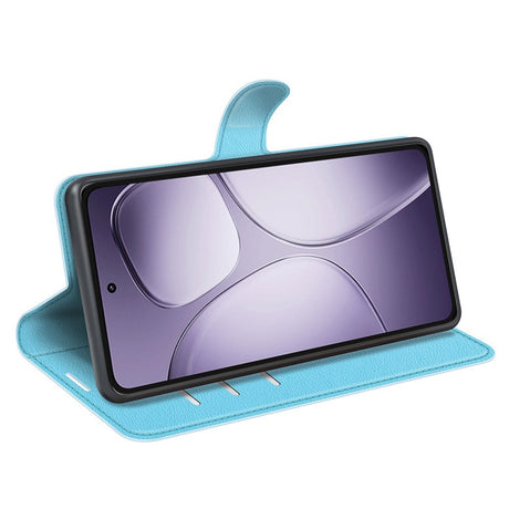 EIDERWOOD Xiaomi 14T Pro Litchi Læder Cover m. Pung - Blå