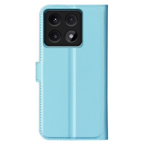 EIDERWOOD Xiaomi 14T Pro Litchi Læder Cover m. Pung - Blå