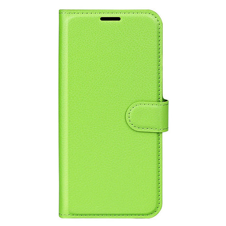 EIDERWOOD Xiaomi 14T Pro Litchi Læder Cover m. Pung - Grøn