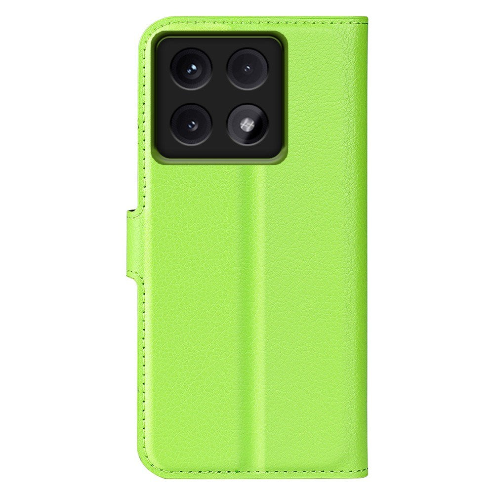 EIDERWOOD Xiaomi 14T Pro Litchi Læder Cover m. Pung - Grøn
