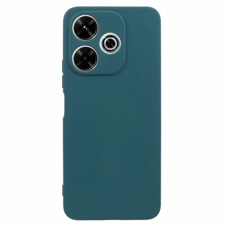 EIDERWOOD Xiaomi Redmi 13 Bagsidecover i Fleksibelt Plastik - Mørkegrøn