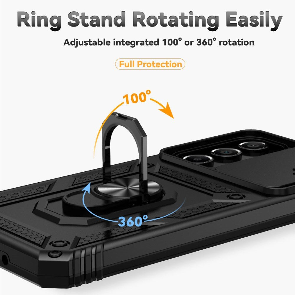 EIDERWOOD Samsung Galaxy A16 (4G/5G) Håndværker Cover m. Magnetisk Kickstand & Cam Slider - Sort