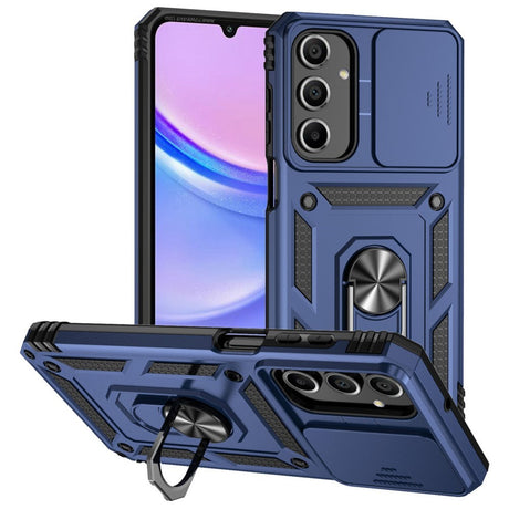 EIDERWOOD Samsung Galaxy A16 (4G/5G) Håndværker Cover m. Magnetisk Kickstand & Cam Slider - Blå