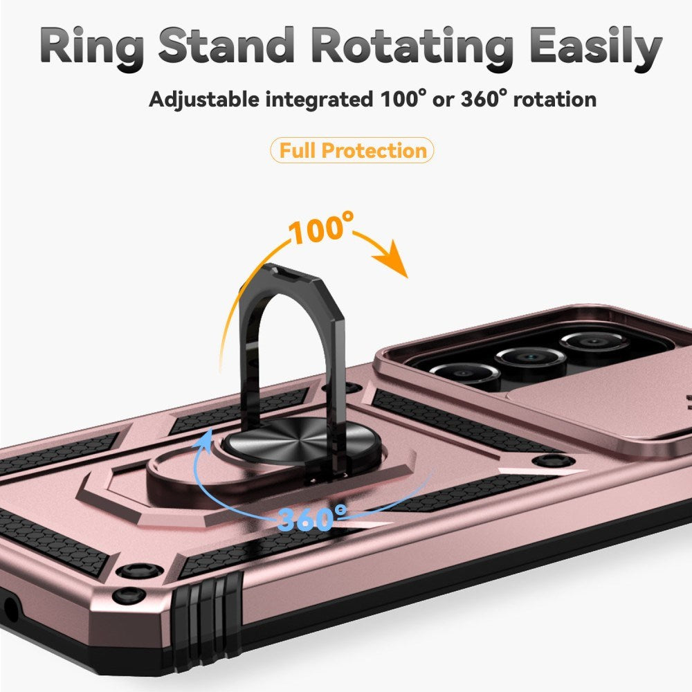 EIDERWOOD Samsung Galaxy A16 (4G/5G) Håndværker Cover m. Magnetisk Kickstand & Cam Slider - Rose Gold