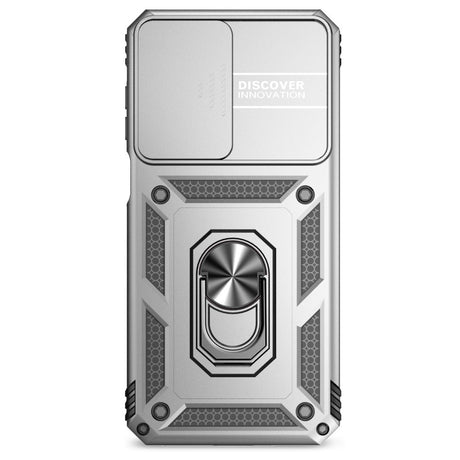 EIDERWOOD Samsung Galaxy A16 (4G/5G) Håndværker Cover m. Magnetisk Kickstand & Cam Slider - Sølv