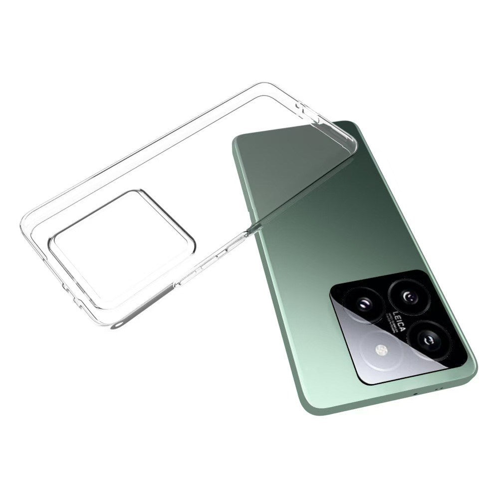 EIDERWOOD Xiaomi 14T Pro Fleksibelt Plastik Cover - Gennemsigtig