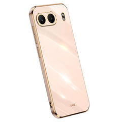 EIDERWOOD OnePlus Nord 4 Cover m. Metal Ramme - Fleksibelt Plast - Lyserød