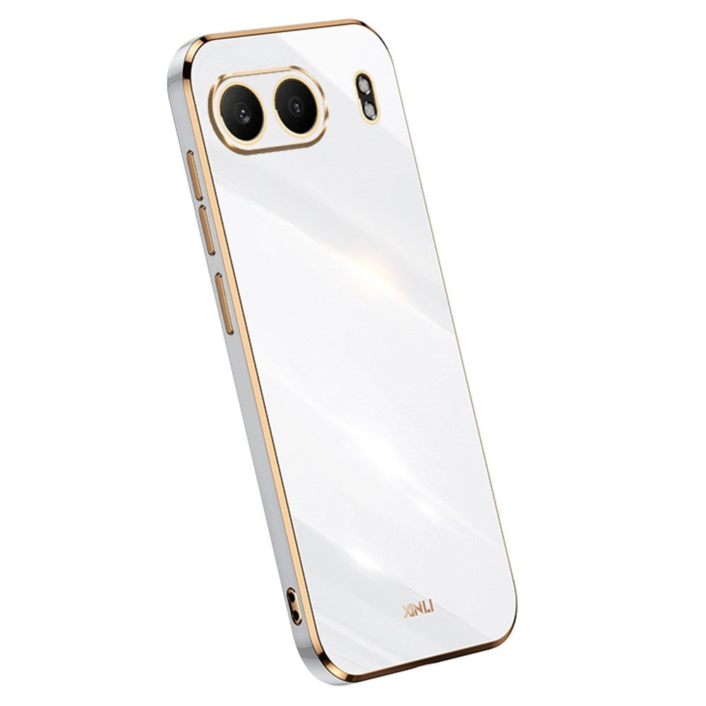 EIDERWOOD OnePlus Nord 4 Cover m. Metal Ramme - Fleksibelt Plast - Hvid