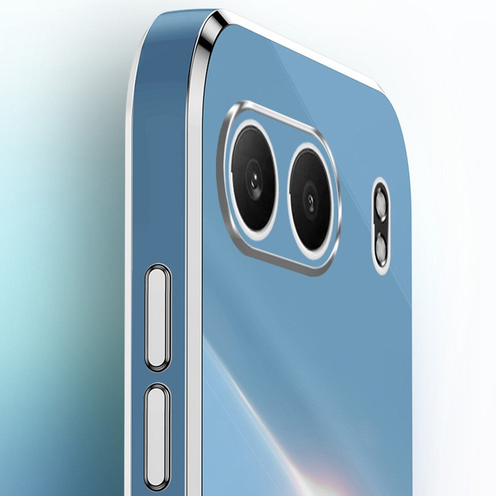 EIDERWOOD OnePlus Nord 4 Cover m. Metal Ramme - Fleksibelt Plast - Blå