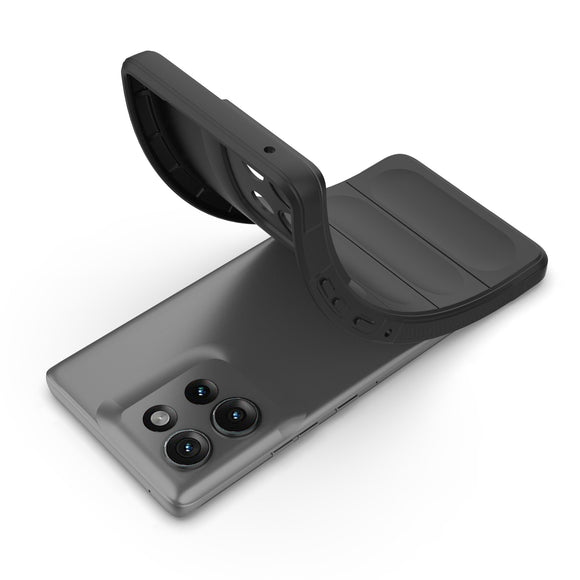 Eiderwood Motorola Edge 50 Cover, Anti-Stød Blød Plast Robust Bagsidecover - Sort