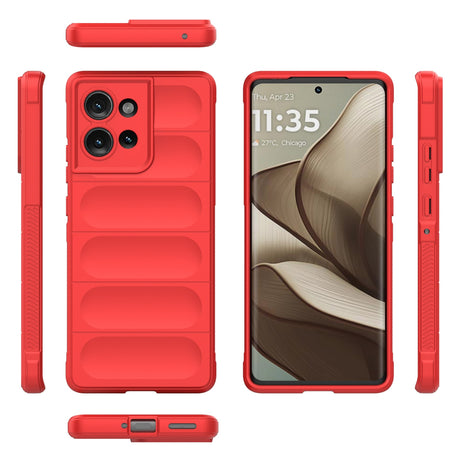Eiderwood Motorola Edge 50 Cover, Anti-Stød Blød Plast Robust Bagsidecover - Rød