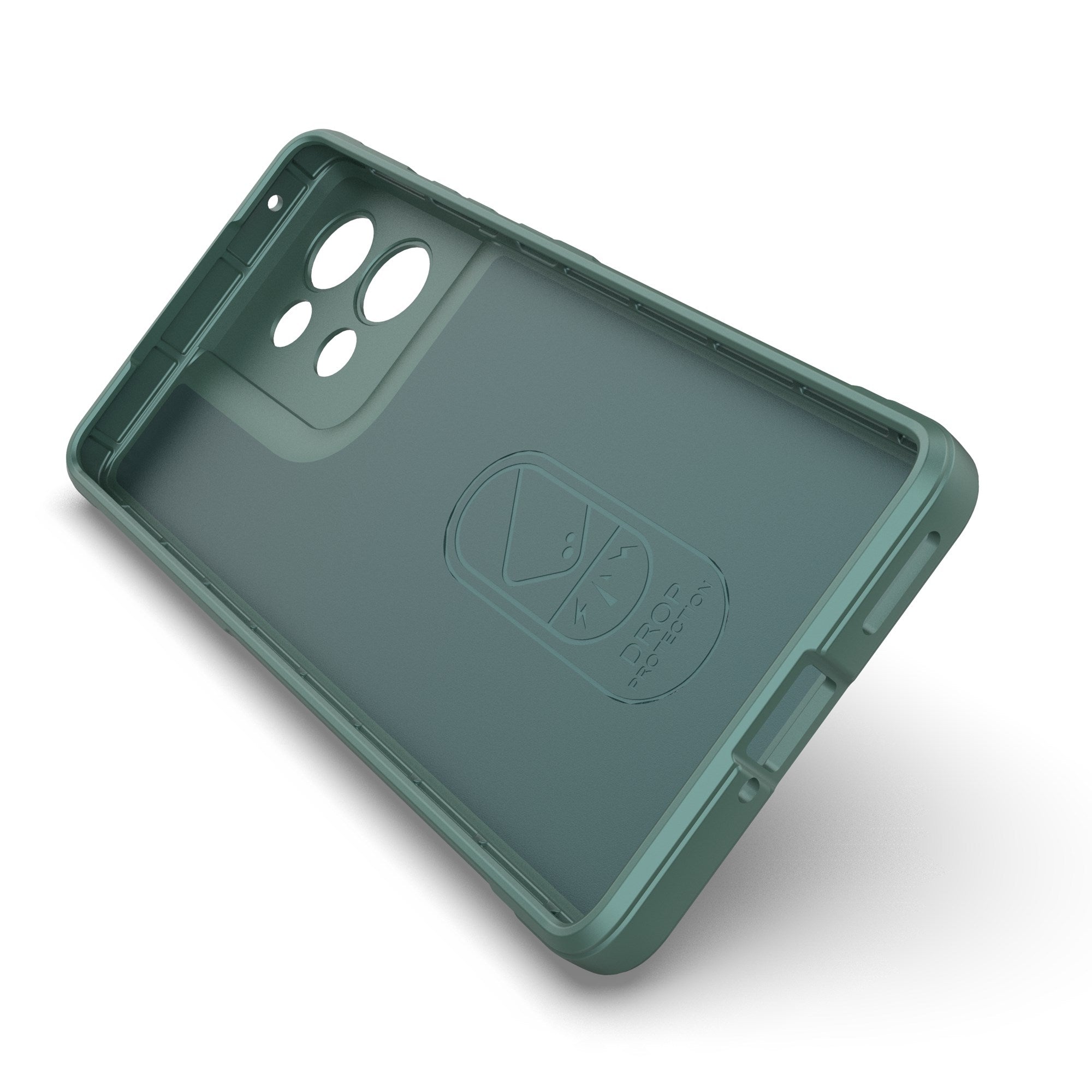 Eiderwood Motorola Edge 50 Cover, Anti-Stød Blød Plast Robust Bagsidecover - Grøn