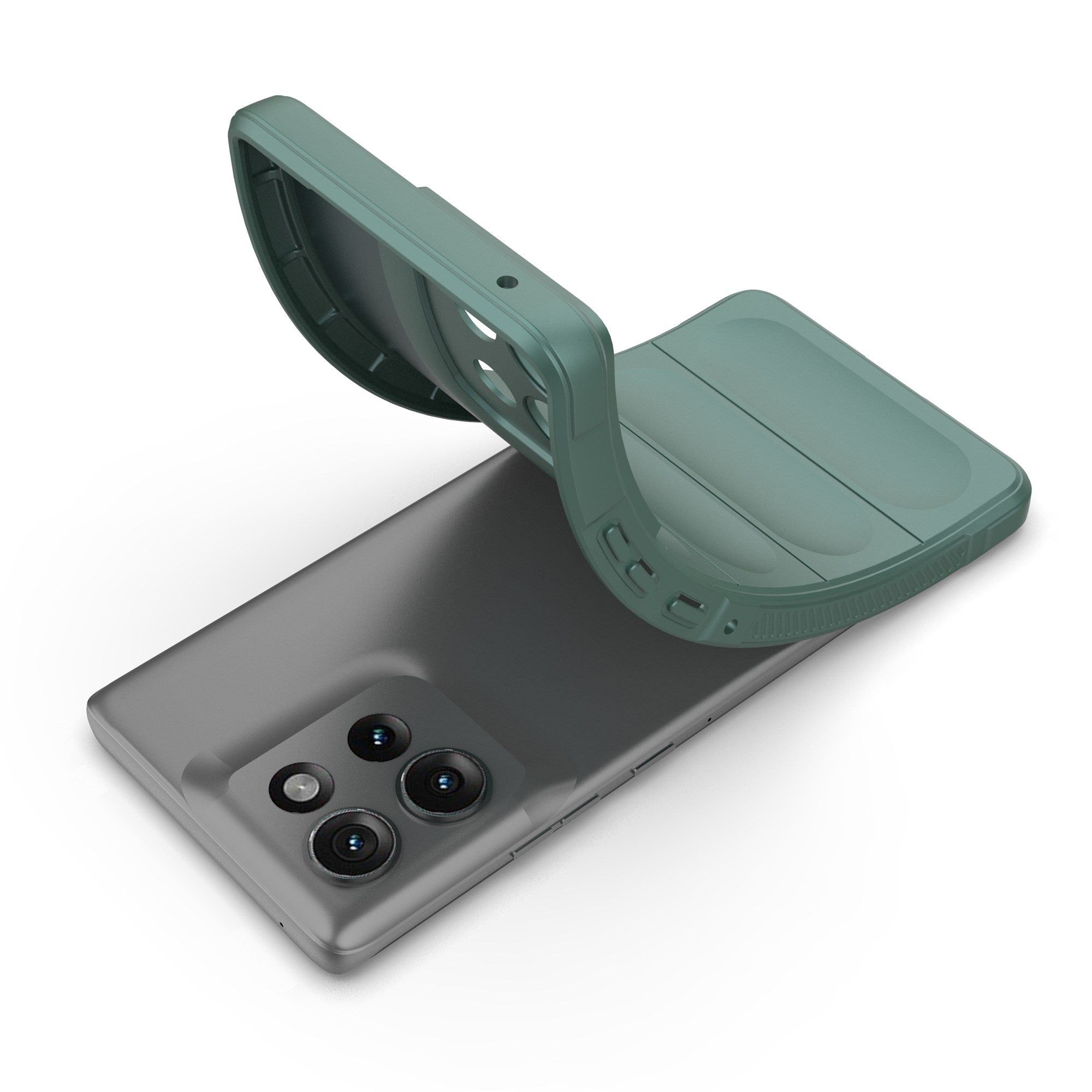 Eiderwood Motorola Edge 50 Cover, Anti-Stød Blød Plast Robust Bagsidecover - Grøn