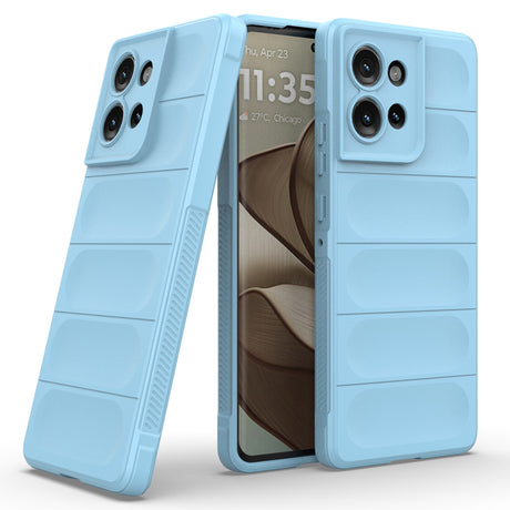 Eiderwood Motorola Edge 50 Cover, Anti-Stød Blød Plast Robust Bagsidecover - Lyseblå