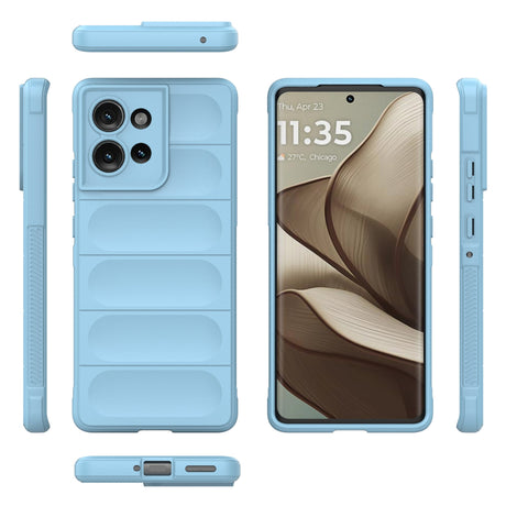 Eiderwood Motorola Edge 50 Cover, Anti-Stød Blød Plast Robust Bagsidecover - Lyseblå