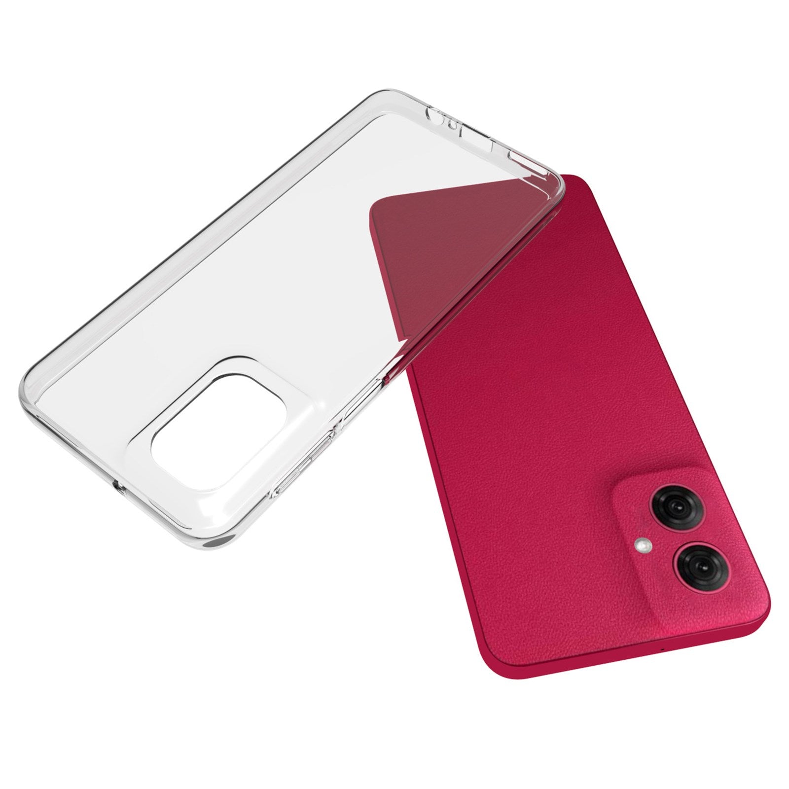 EIDERWOOD Motorola Moto G55 5G - Klar Blød Plast Cover